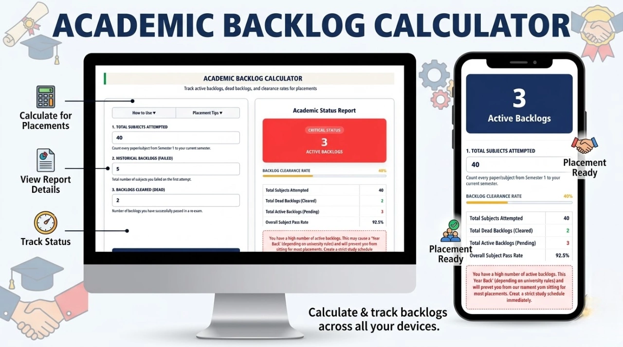 ACADEMIC BACKLOG CALCULATOR