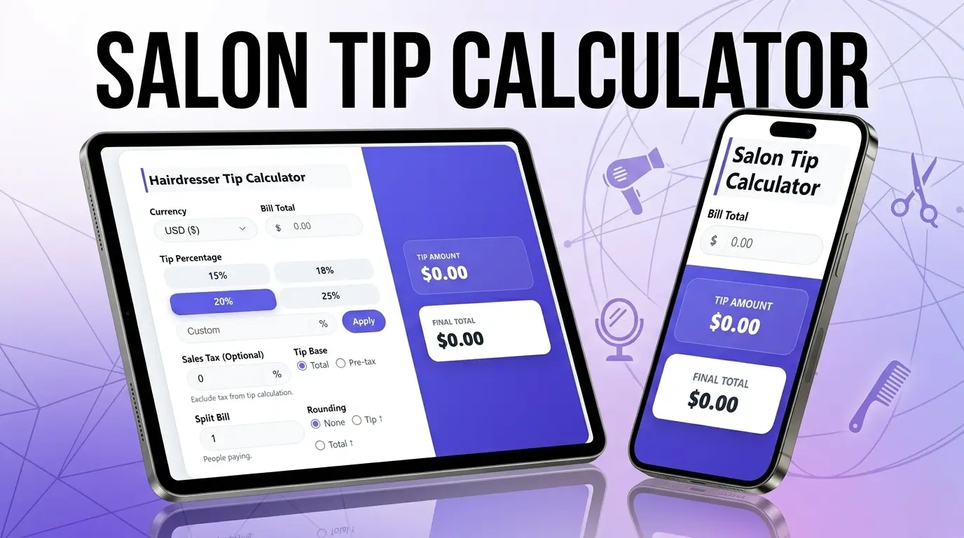 Hairdresser Tip Calculator