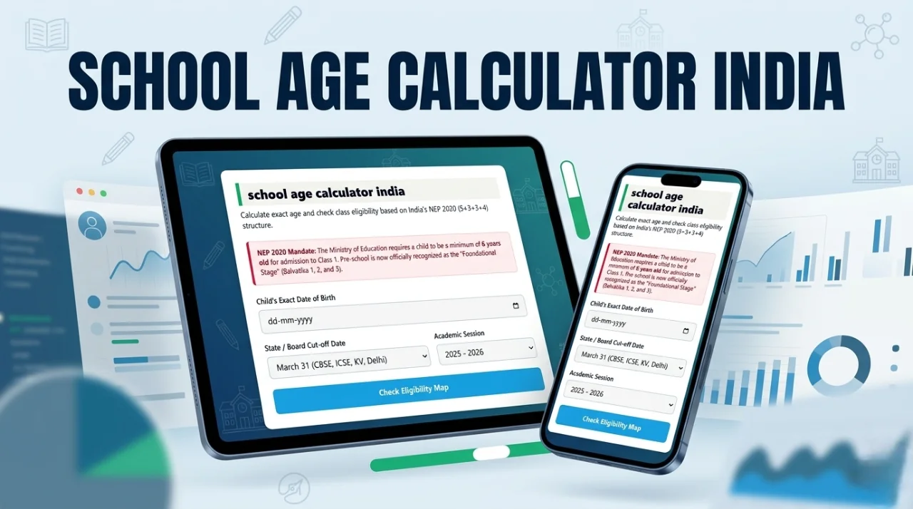 School Age Calculator India | Admission Age Checker