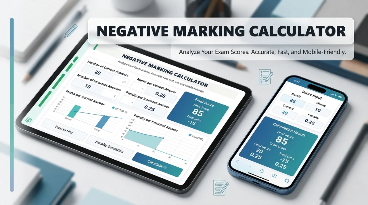 Negative Marking Calculator